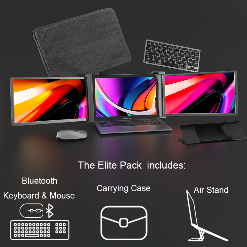 Walum Tri-Screen 14.1 inches Laptop Screen Extender