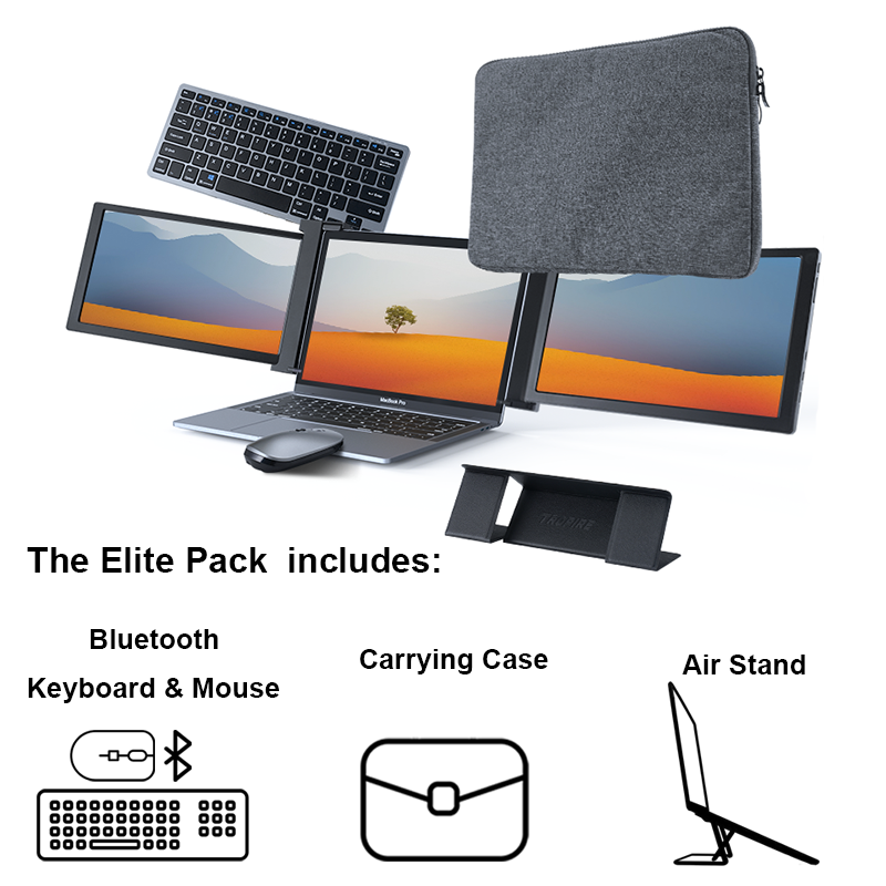Walum Tri-Screen 14.1 inches Laptop Screen Extender